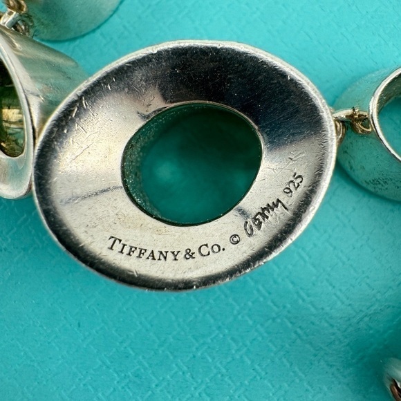 RARE Tiffany & Co. Frank Gehry Morph Chain Bracelet Sterling Silver - Picture 7 of 7